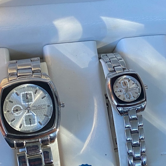 Vintage Vellaccio Watch Set His/Hers New With Box $199 Retail - Picture 7 of 13
